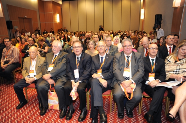 Ex-diretores do INCA compareceram ao evento e foram homenageados